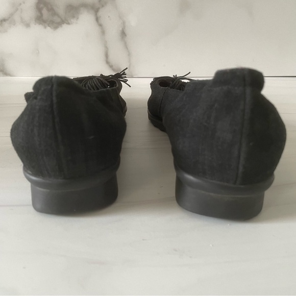 The FLEXX Women's Boco Loco Peeptoe Ballet Flat- Black- Size 7 - Picture 4 of 8